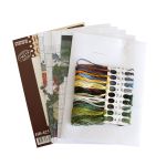 Набор для вышивания нитками МП Студия, Изысканный букет, 27х21 см