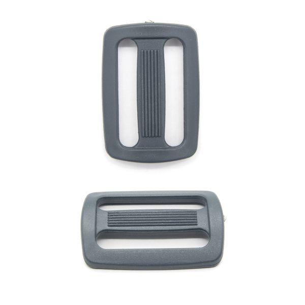 Пряжка, ПА, цветная, 30 мм (с156 т.серый), 50 шт