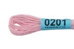 Мулине Gamma 100% хлопок, цв.0201 св-розовый, 24 мотка по 8 метров
