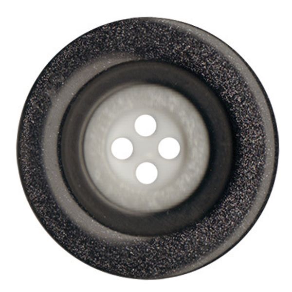 Пуговицы 4 прокола пальтовые 30 мм, 24 шт, С 316, 001/316/008/301, белый/черный, Gamma VS 0029