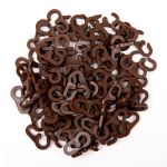 Крючки шторные для карниза на кольцо, 100 шт, /РП/ 02 коричневый, Blitz LF-300