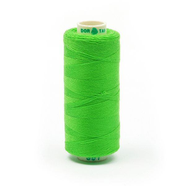 Нитки швейные бытовые Dor Tak 40/2, 366 м / 10 кат., 351 зеленый