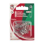 Булавки английские 22 мм, 18 шт, никель, KOH-I-NOOR 55 (5110 №2/0)