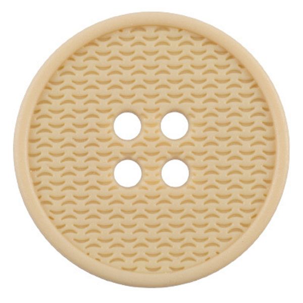 Пуговицы 4 прокола костюмные 15 мм, 24 шт, D125 кремовый, Gamma GEC 0029