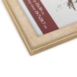Рамка для картины (фото) пластик с оргстеклом 21х30 см, бежевый, Gamma ПРК-23