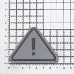 Термоаппликация светоотражающая Внимание, 69х52 мм, LA422, 3 шт