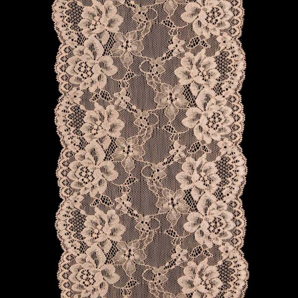 Кружево бельевое эластичное 180 мм / 13.72 м, цв. C180 телесный