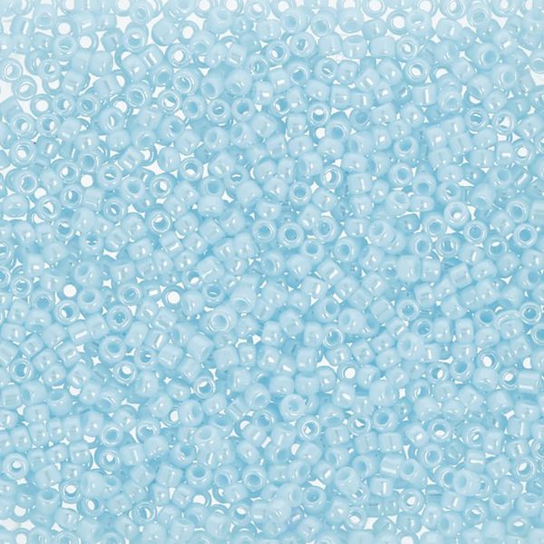 Бисер Toho 15/0 круглый (1.5 мм), 25 г (5х5 г), 0124 голубой/перл
