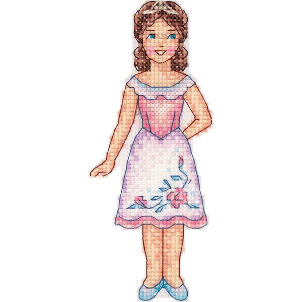 Набор для вышивания нитками Panna, Принцесса, 5,5х13,5 см