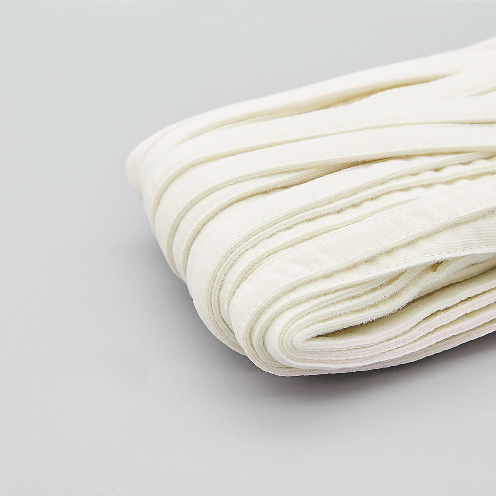 Лента тоннельная (чехол для косточек) 12.0 мм / 20 метров, Arta, 004 приглушенный белый