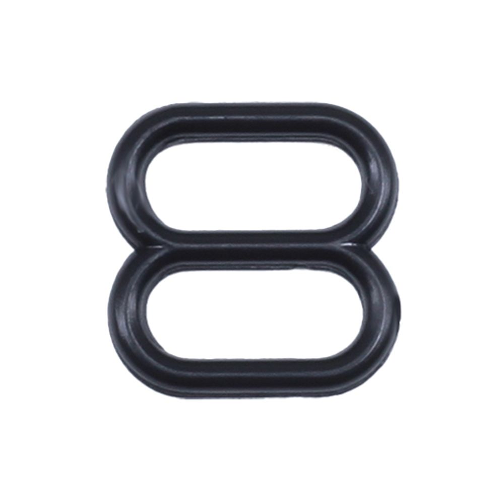 Рамки-регуляторы для бюстгальтера пластик 8.0 мм, черный, 100 шт, 503536