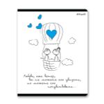 Тетрадь ученическая общая, твин лак, A5+ 48 л. на скобе, белизна 100%, 10 шт, клетка, 000312 Любовь-морковь, Светоч 48ТСК5_8_3_1