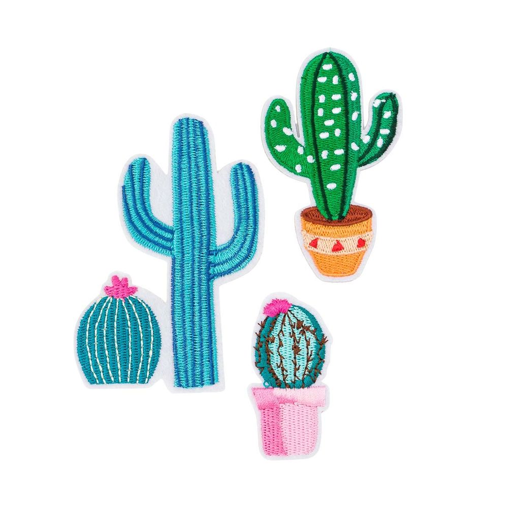 Термоаппликации Кактусы, 3 шт, Hobby&amp;Pro