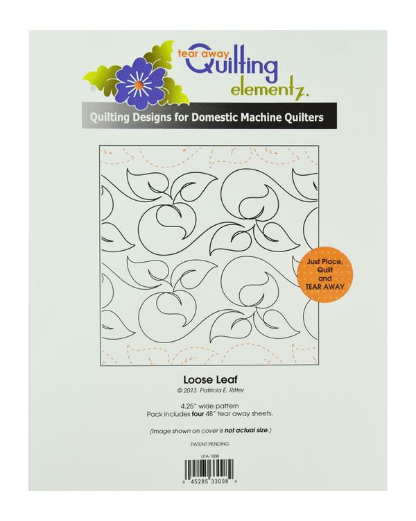 Трафарет Loose Leaf Tear Away UTA-1008, 1 шт, UTA-1008