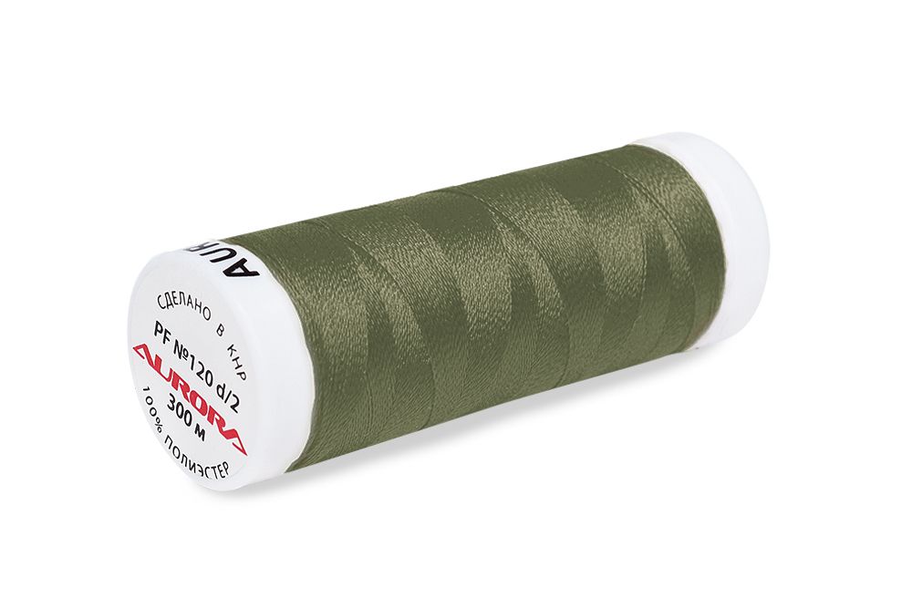 Нитки для креативных работ Aurora №120, 300 м, цв. PF413, 5 катушек