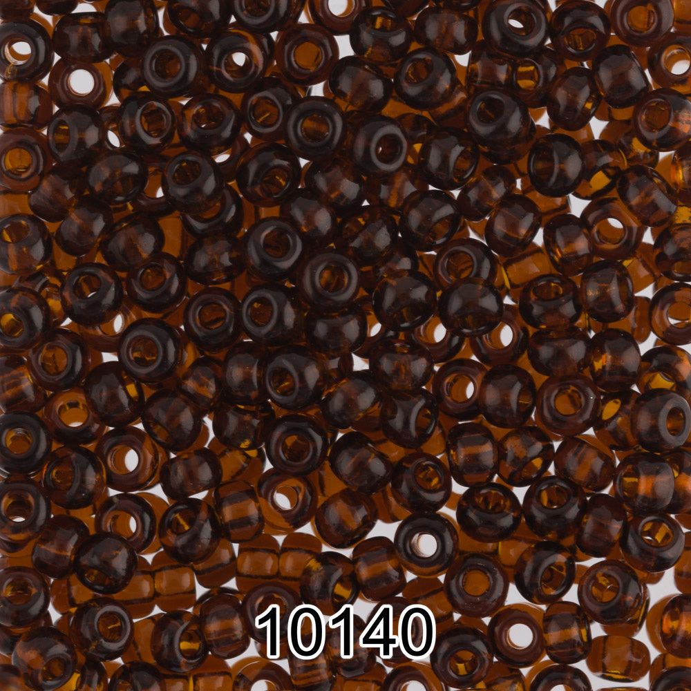 Бисер Preciosa 10/0 (2.3 мм), 500 г, 10140 (Ф094) т.коричневый