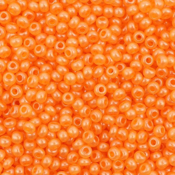 Бисер Preciosa алебастр с цветным покрытием 10/0, круг.отв., 50г, (17992)