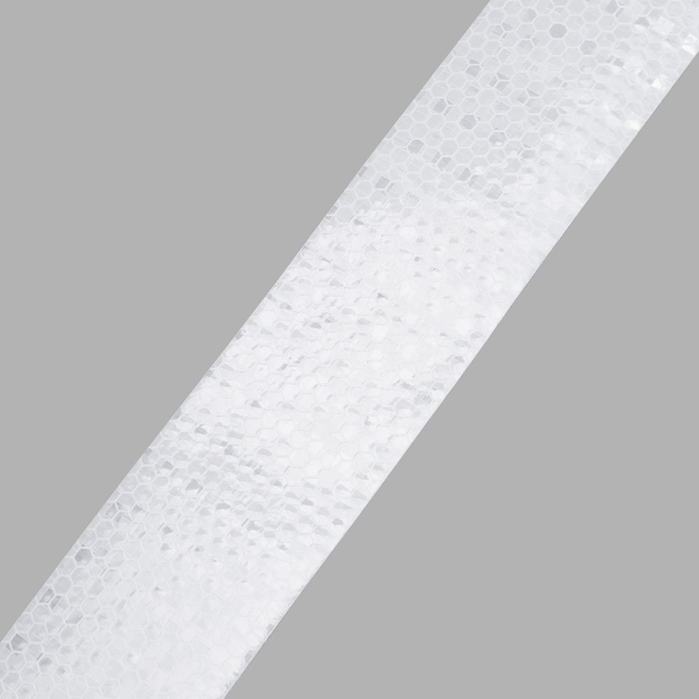 Лента светоотражающая самоклеящаяся 50.0 мм / 10 метров, белый металлик, 6830-0034