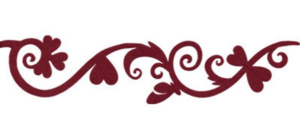 Лента из фетра 5 шт по 1 м, B068 бордовый, Annet JFC-01