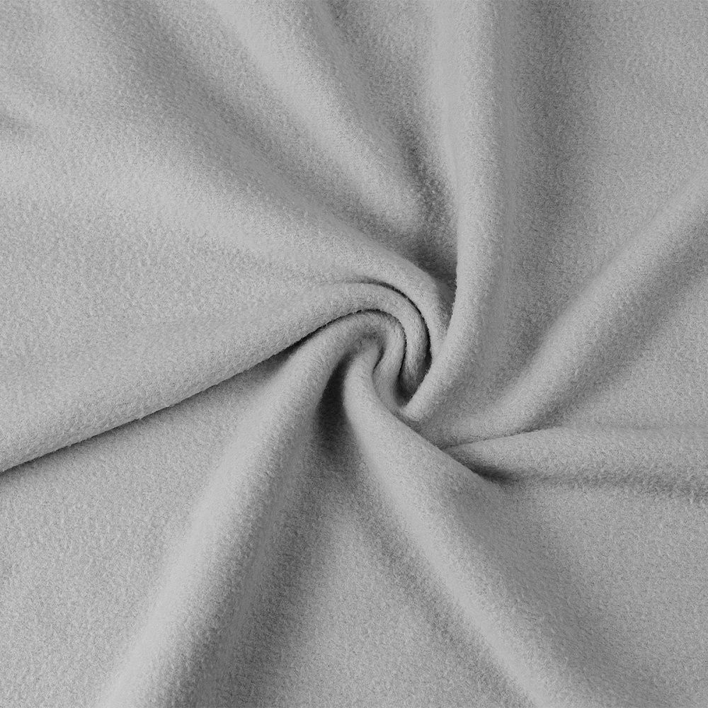 Флис 2-сторонний 190 г/м², 150 см / 2 метра, TBY-0059-S336 цв.S336 св.серый