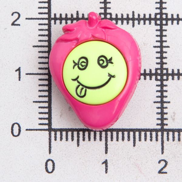 Пуговицы детские Смешная ягода (48268) 21мм (142/224), 72 шт
