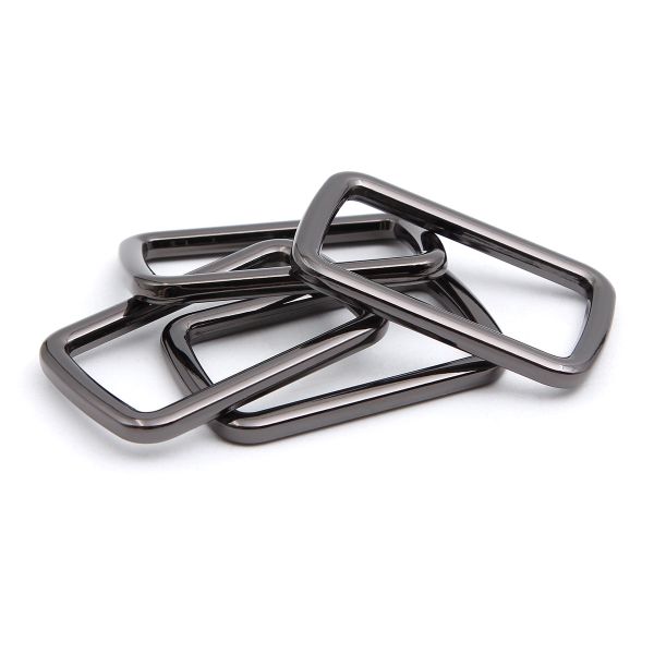 Рамка прямоугольная металл 40 мм /49х30 мм/ чер.никель, ГУ12749, 4 шт