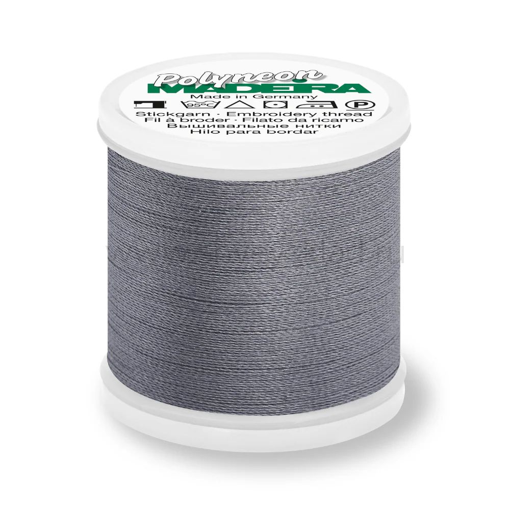 Нитки вышивальные флюоресцирующие Madeira Polyneon №40, 400 м, цв. 1618, 9845, 5 катушек Нитки вышивальные флюоресцирующие Madeira Polyneon №40, 400 м, цв. 1618, 9845, 5 катушек