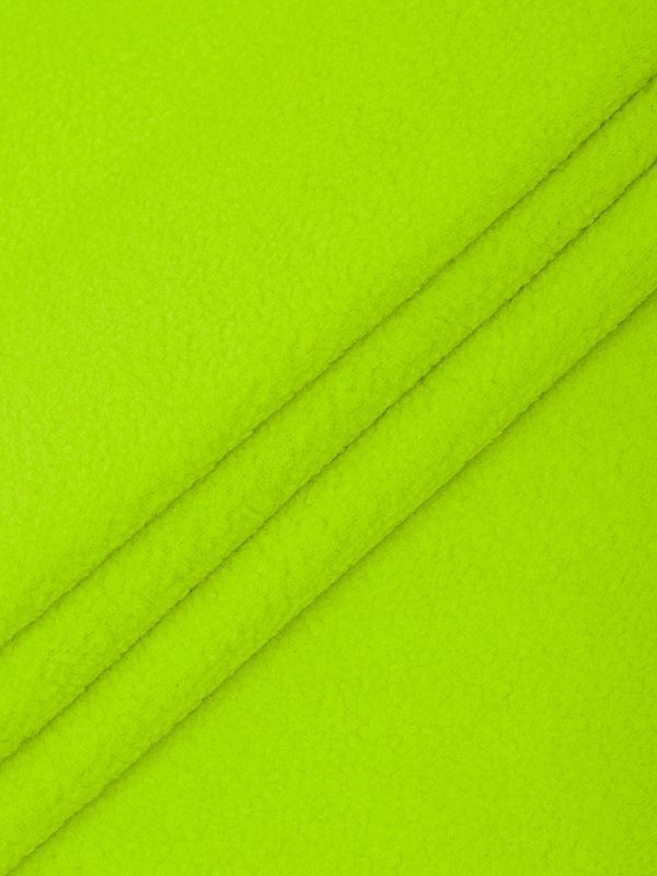 Флис 2-сторонний 190 г/м², 150 см / 2 метра, TBY-0059-229.2, цв.F229 неон желтый