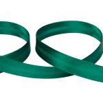 Косая бейка атласная 15 мм / 132±1 метра, В156 зеленый, NGK-15P