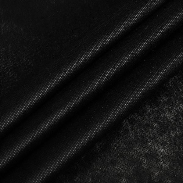 Флизелин клеевой точечный 40 г/м², цв.черный, шир.90см, 100м