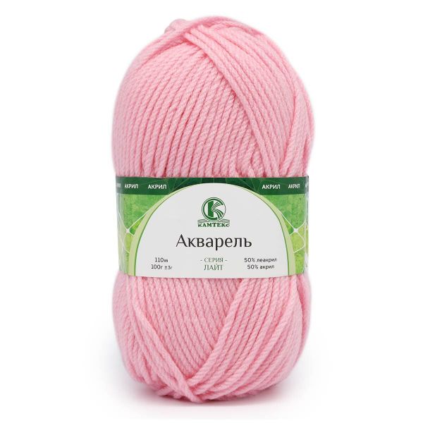 Пряжа Камтекс Акварель / уп.5 мот. по 100 г, 110 м, 055 св.розовый