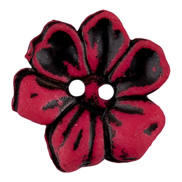 Пуговицы детские 15 мм, 36 шт, №D261 малиновый, Gamma AY 9985