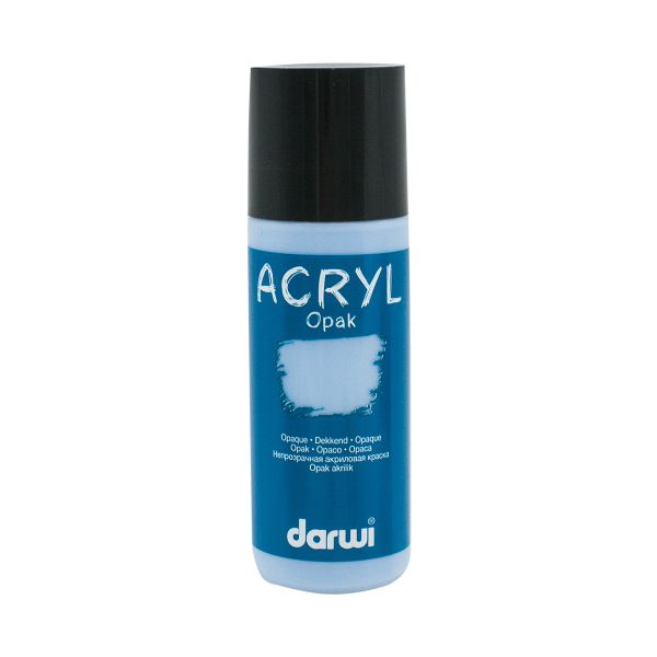 Краска акриловая Darwi Opak, 80мл, укрывистая, 223 Сине-серый