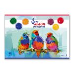 Альбом для рисования 100 г/м², A4 29.5х20.2 см, 48 л. на скобе 5 шт, 01722 АРТ букет, Светоч А259