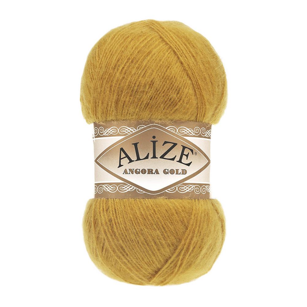 Пряжа Alize (Ализе) Angora Gold / уп.5 мот. по 100 г, 550м, 002 шафран A
