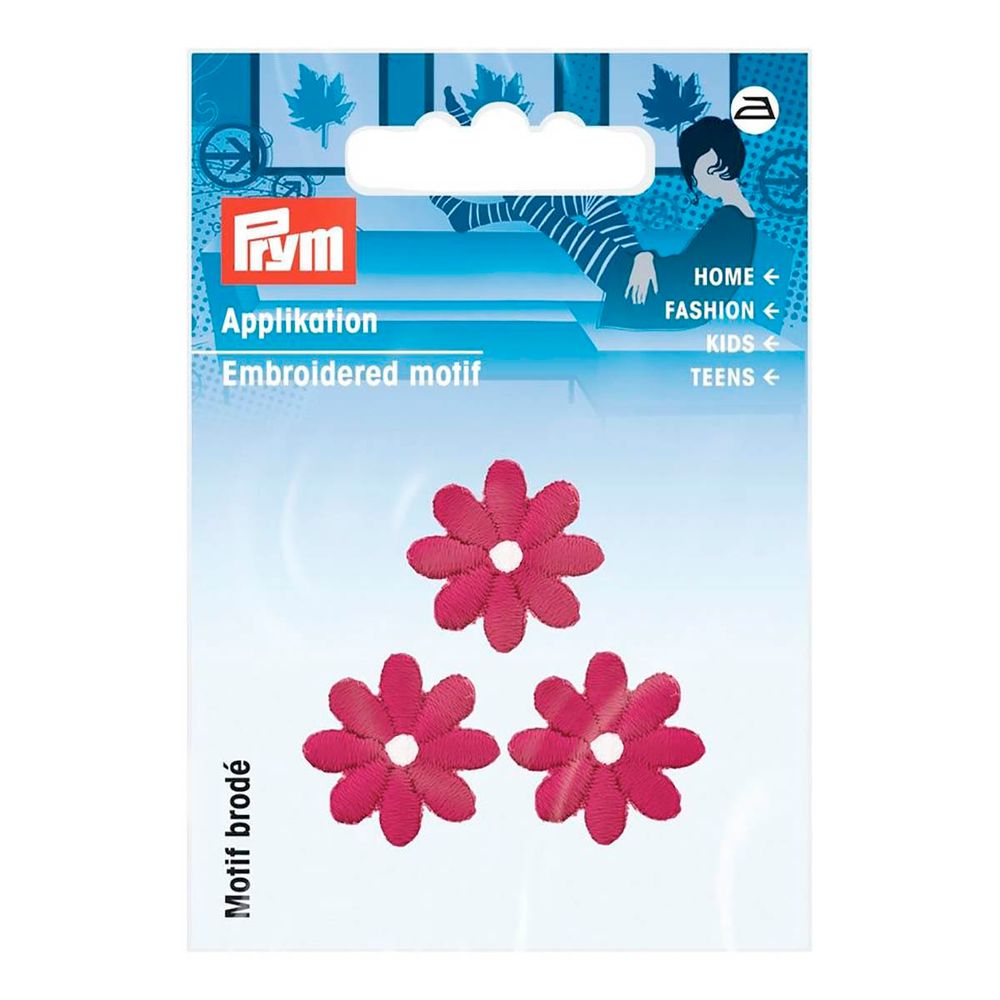 Термоаппликация Цветы малые яр.роз, Prym