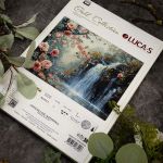 Набор для вышивания нитками Luca-S G708, гобелен Кристаллический водопад, 26,5х20см,Luca-S