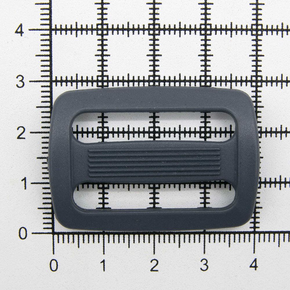 Пряжка, ПА, цветная, 30 мм (с156 т.серый), 50 шт