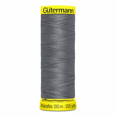 Нитки для трикотажа Gutermann Maraflex, 150м, 496 серо-стальной, 5 катушек