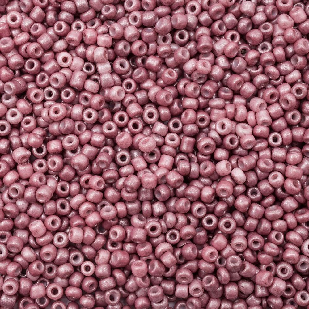 Бисер Astra&Craft 11/0 (2.1 мм), 200 г (10х20 г), цв. 923-О пудрово-розовый /непрозрачный, матовый