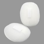 Плечевые накладки (подплечники) реглан на липучке 105х145х13 мм, Hobby&Pro (белый), РК-13/А