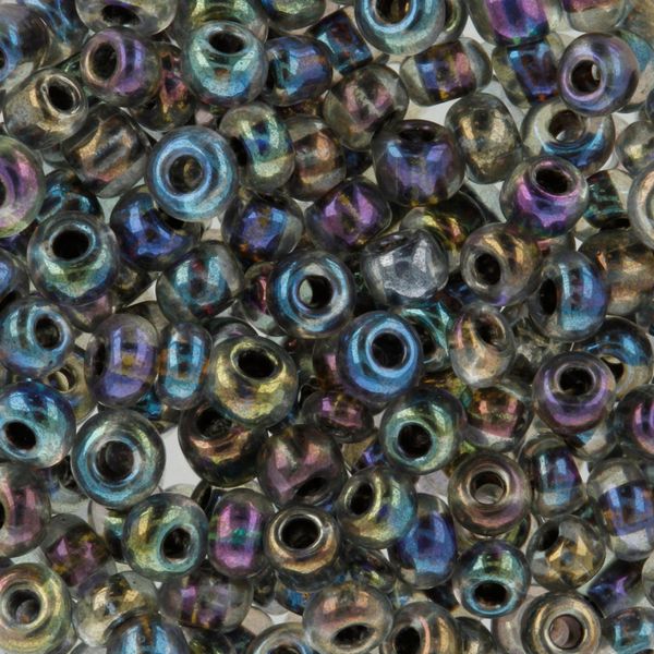 Бисер Zlatka 8/0 (2.9 мм), 100 г (10х10 г), №0214 серый, GR