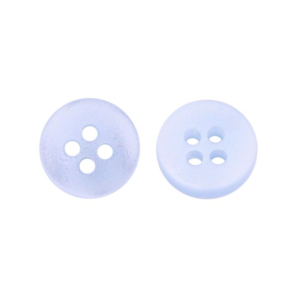 Пуговицы 4 прокола 18L=11 мм, пластик, col.08 голубой, 72 шт, CN2842