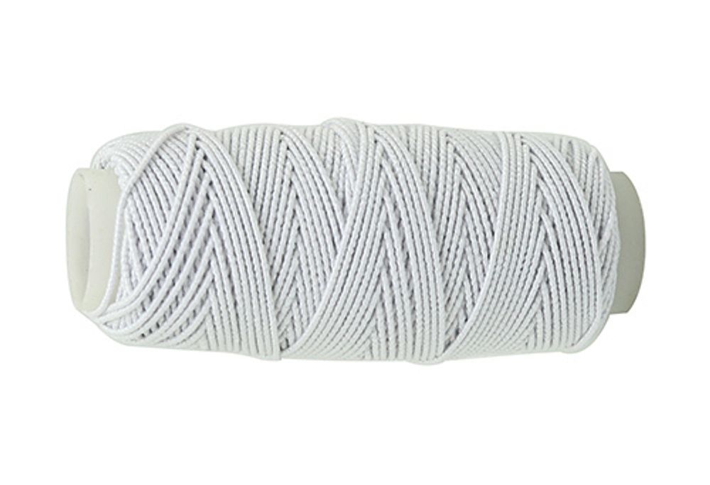 Нитки спандекс ⌀0.6 мм, 0213-5010, белый, 12 катушек