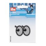 Термоаппликация свет.кл, пр. Глаза серебр. 1шт, Prym