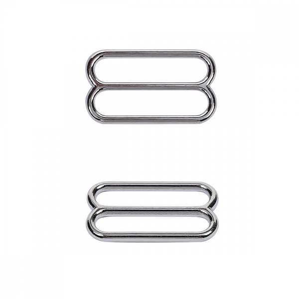 Рамки-регуляторы для бюстгальтера металл 15.0 мм, 815 цв.никель, уп.100 шт