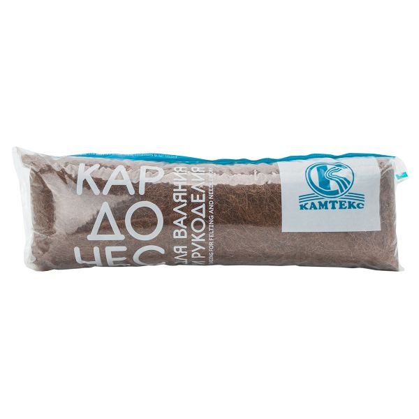 Шерсть для валяния Кардочес Верблюд 100 г, 049 медный, Камтекс