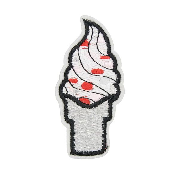 Термоаппликация Мороженое, бел/розов, 4*8см, Hobby&Pro