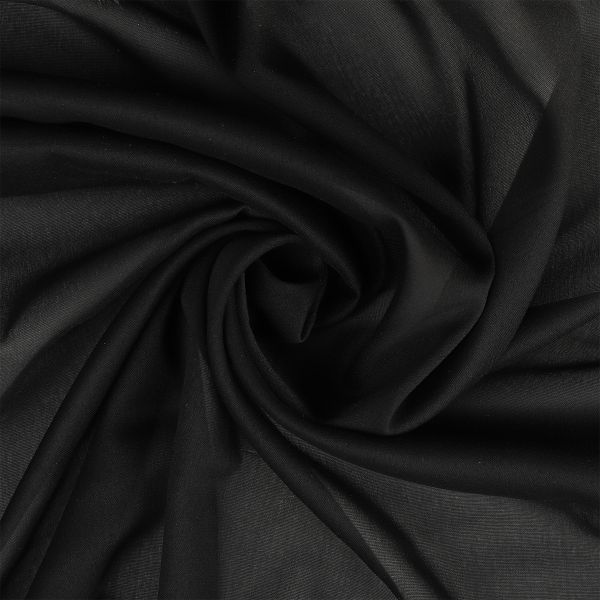 Дублерин эластичный 25 г/м², черный, шир.150см, 100м