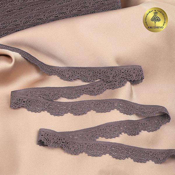 Кружево эластичное (стрейч) 8031 15мм цв.L620 морской туман, 50м, Kruzhevo